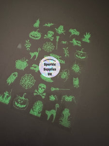 Glow in the Dark Halloween Stickers