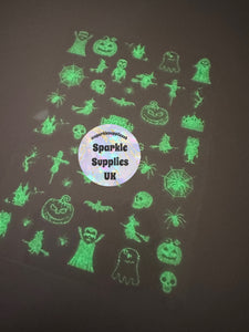 Glow in the Dark Halloween Stickers