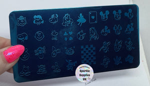 Various Characters Stamping Plate Large