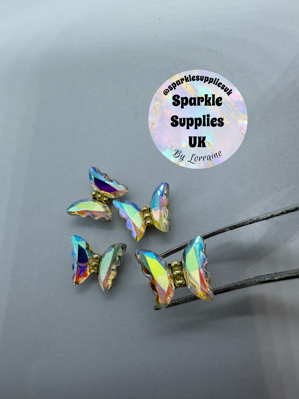 Crystal Butterflies (Pack of 4)