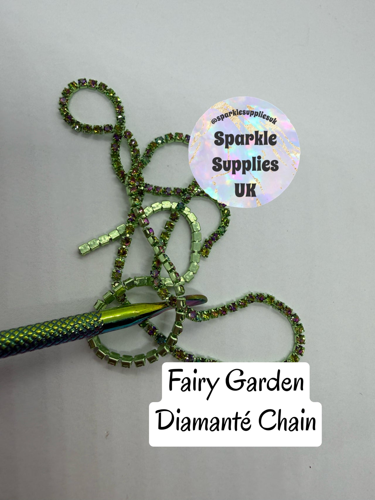 Fairy Garden Diamanté Chain 18”
