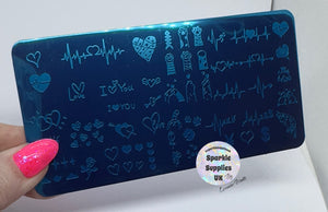 Love Stamping Plate Large