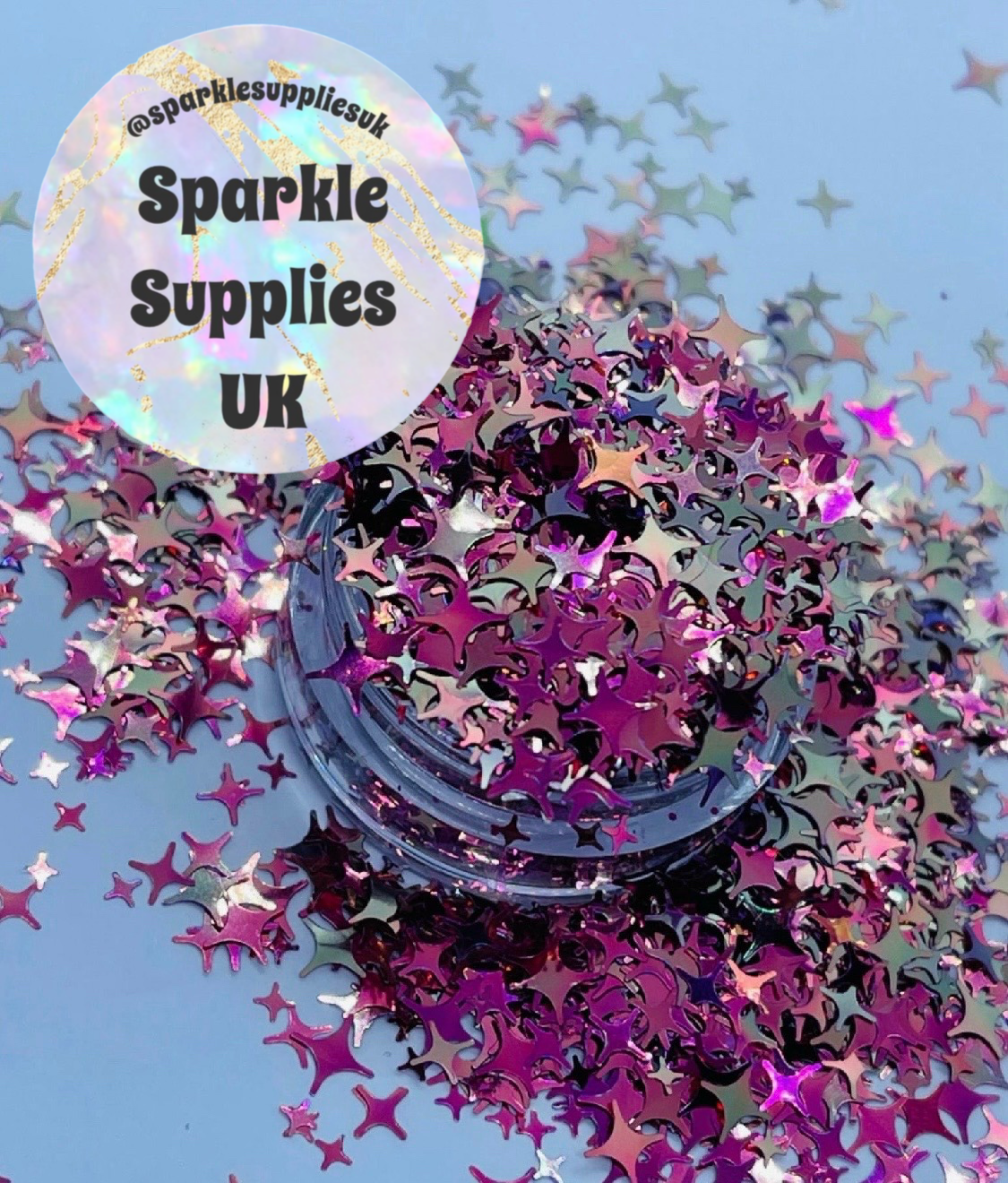Spangle Stars Chameleon Pink/Gold
