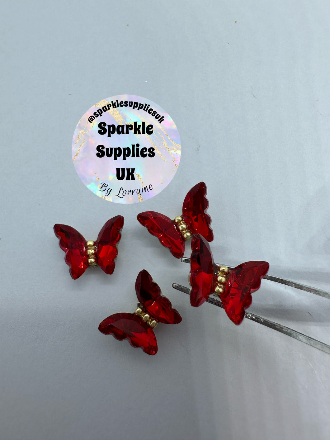 Crystal Butterflies (Pack of 4)