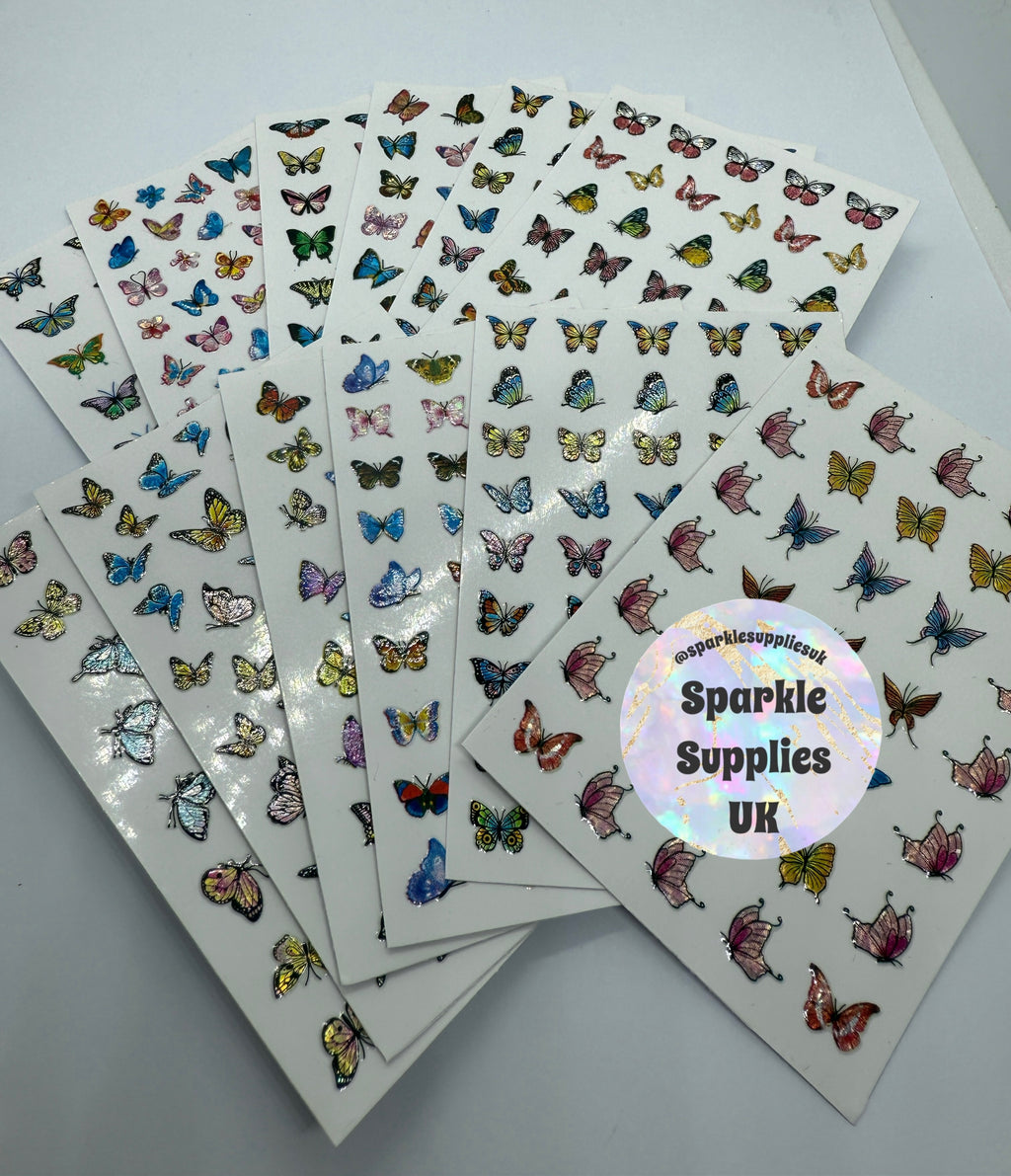 Butterfly Stickers Bundle Mix (Pack of 12)