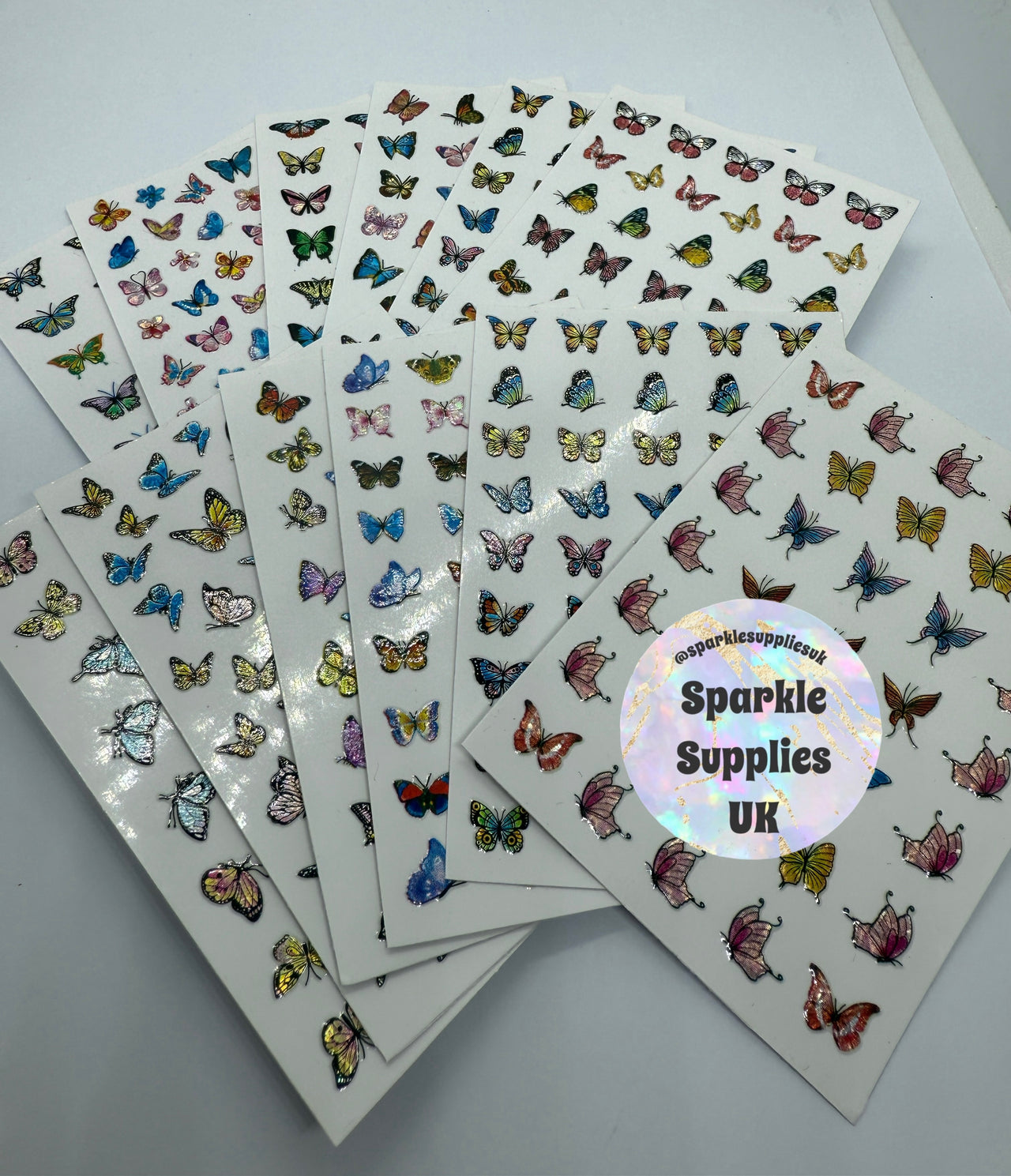 Butterfly Stickers Bundle Mix (Pack of 12)