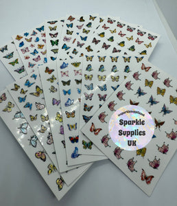 Butterfly Stickers Bundle Mix (Pack of 12)