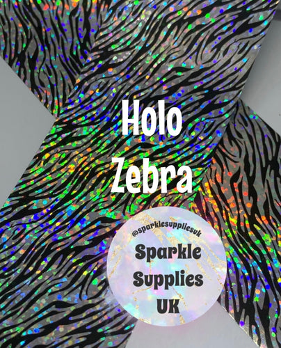 Holographic Zebra Transfer Foil