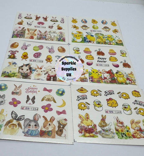 Easter Decals 6 Pack