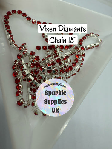 Vixen Diamanté Chain 18”