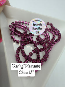 Daring Diamanté Chain 18”