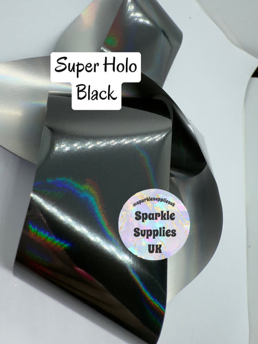 Super Holo Black Transfer Foil