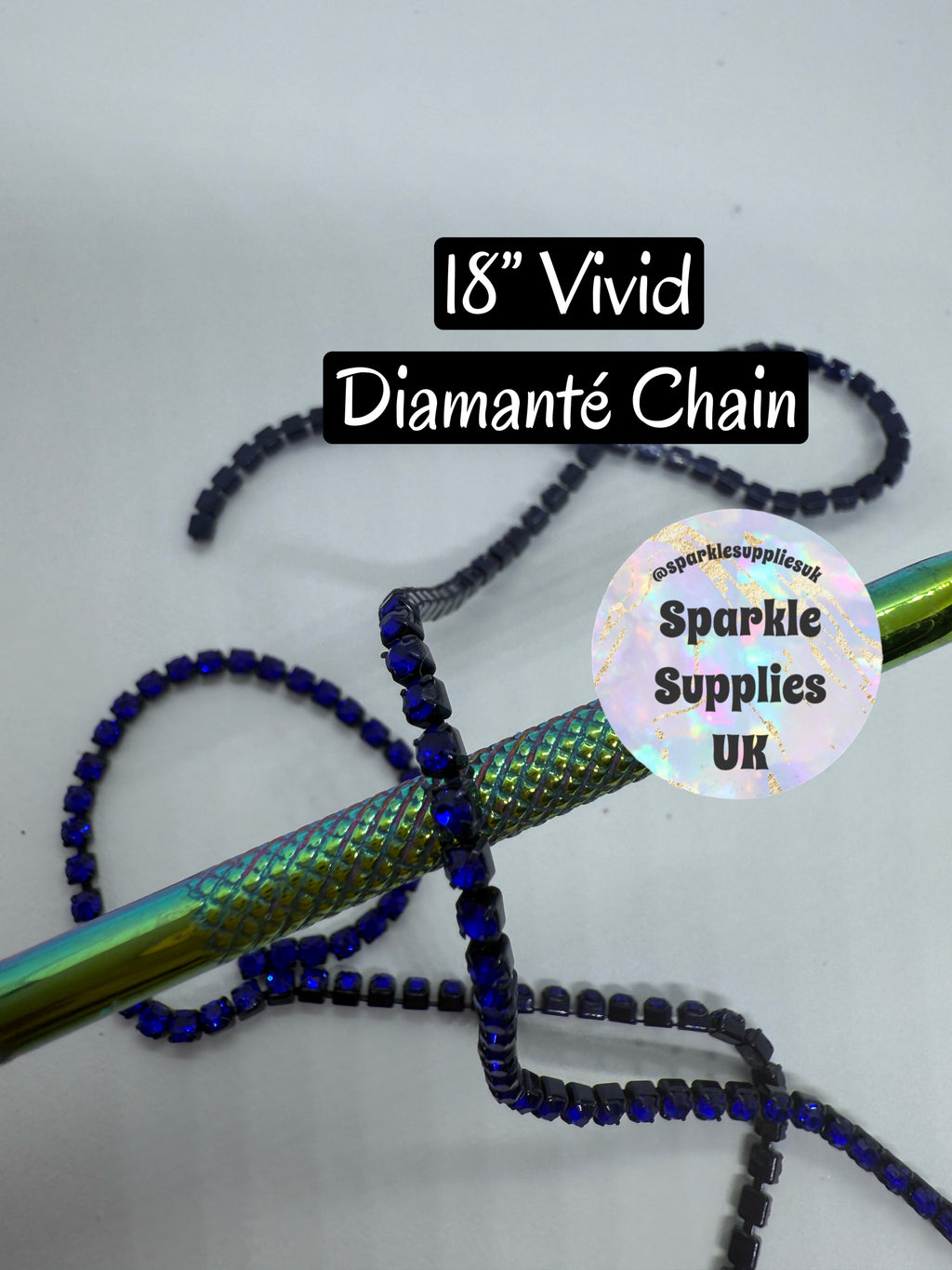 Vivid Diamanté Chain 18”