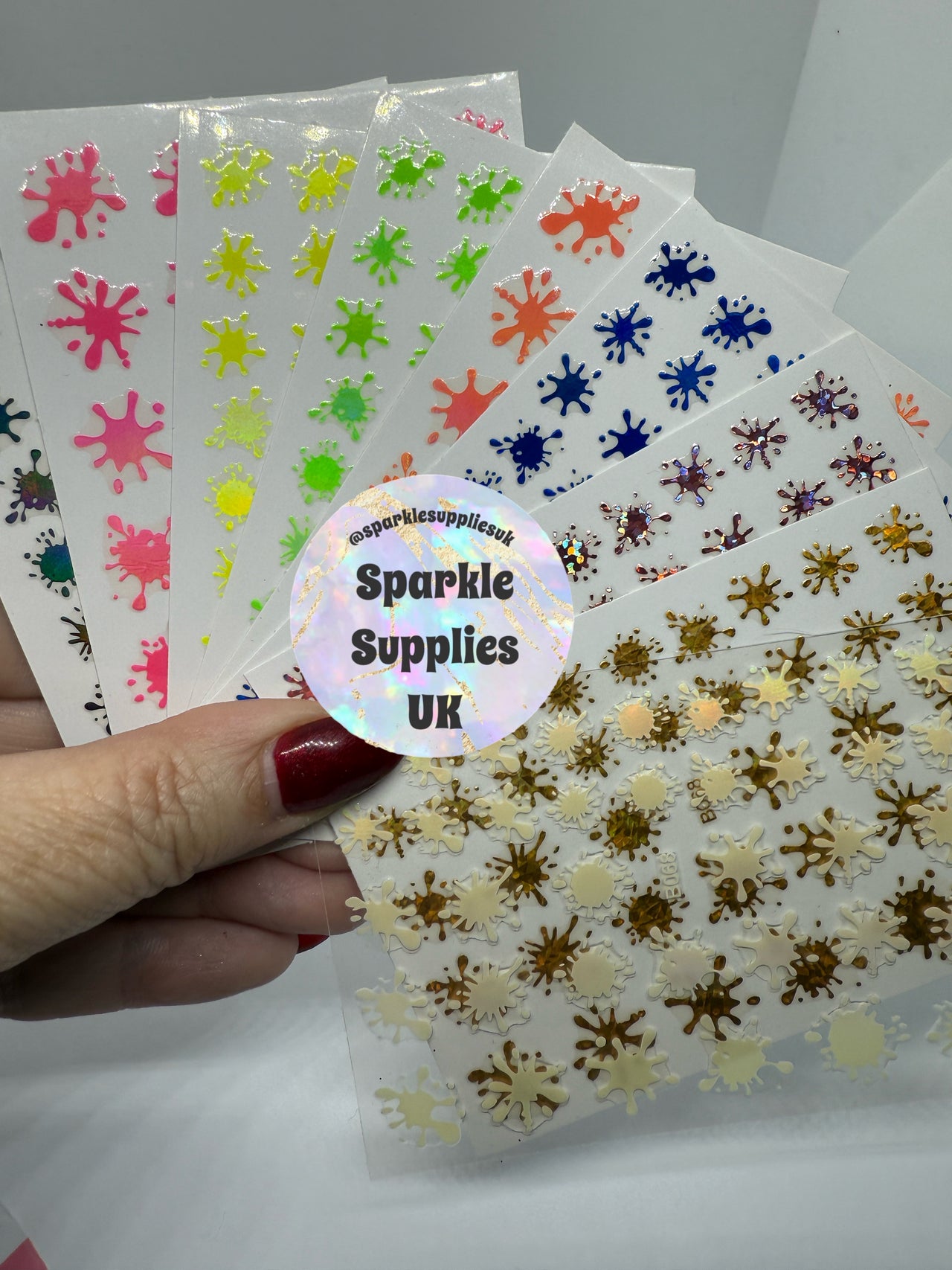 Splat Sticker Bundle Mix (Pack of 9)