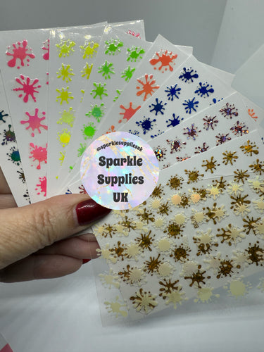 Splat Sticker Bundle Mix (Pack of 9)