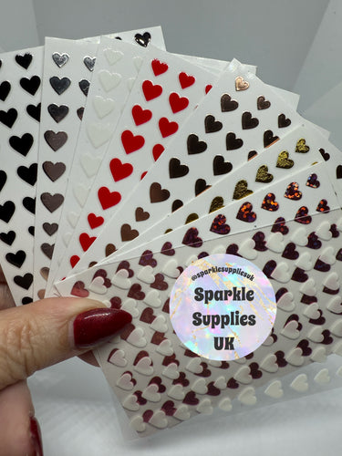 Heart Stickers Mix Bundle (Pack of 8)