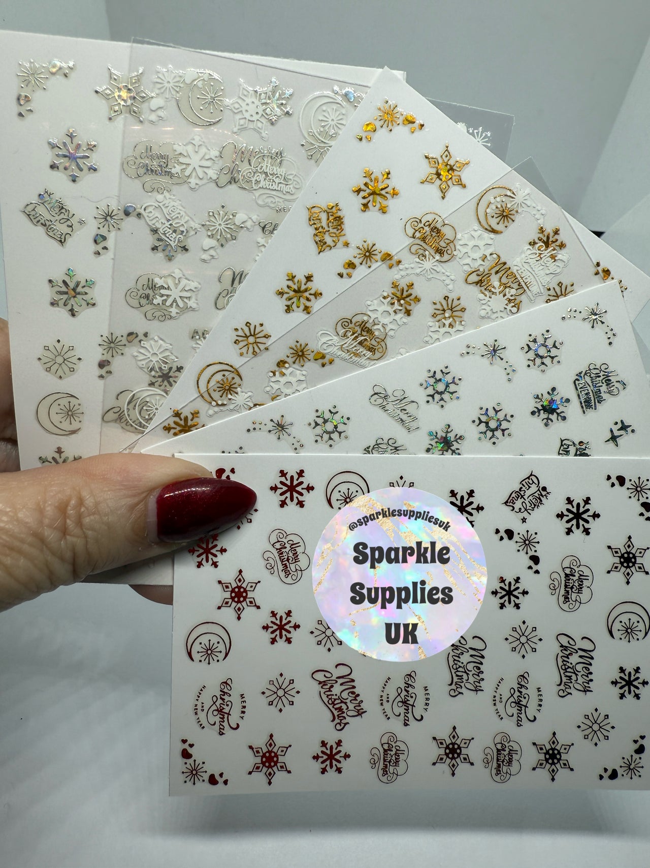 Christmas Stickers Bundle Mix (Pack of 6)