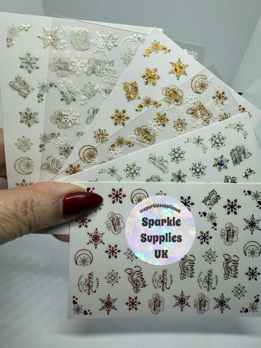 Christmas Stickers Bundle Mix (Pack of 6)
