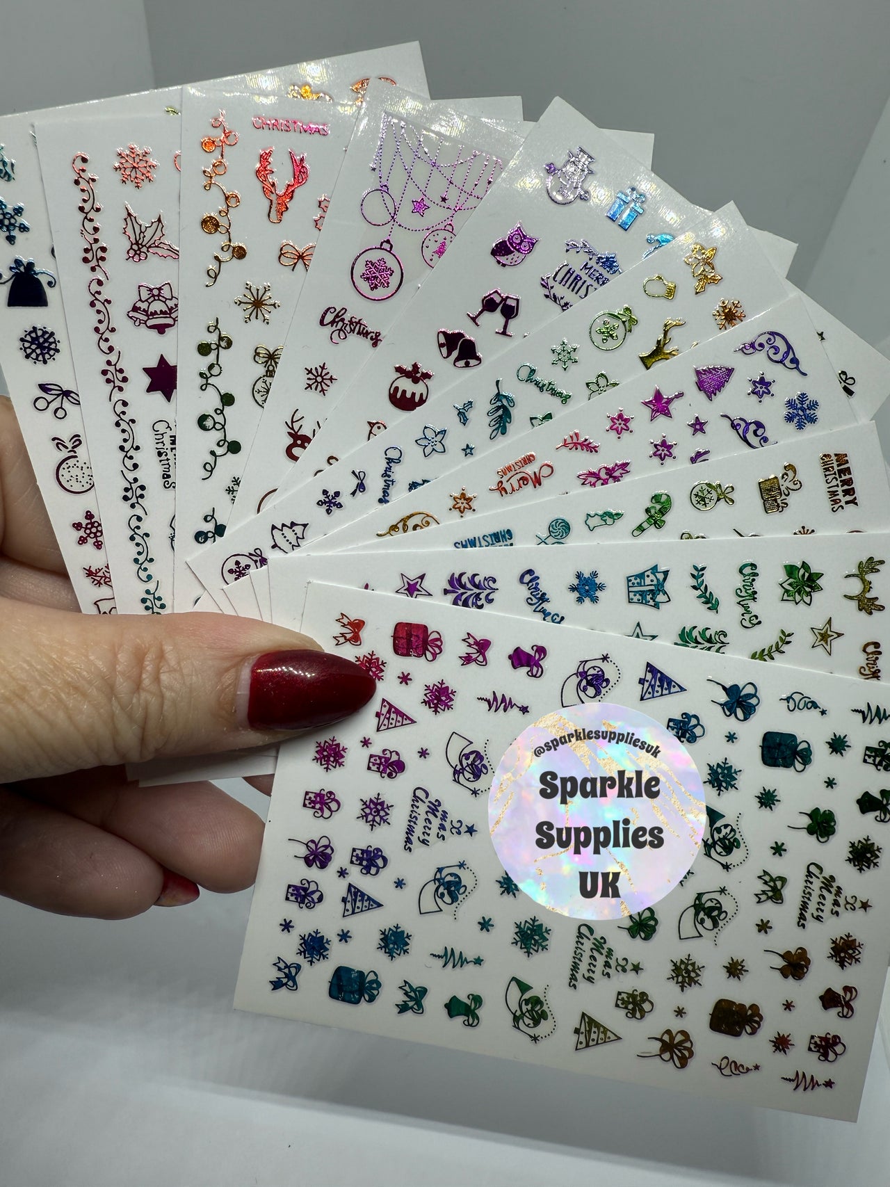 Christmas Sticker Bundle Mix (Pack of 10)