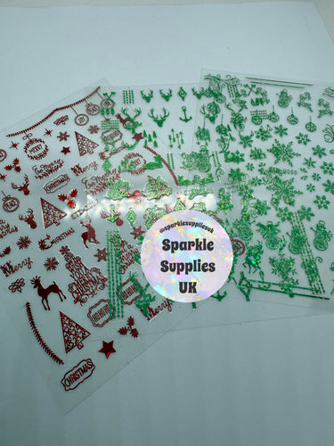 Large Christmas Sticker Mix (3 Pack)