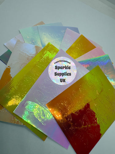 Iridescent Butterfly Stickers Bundle Mix (Pack of 12)