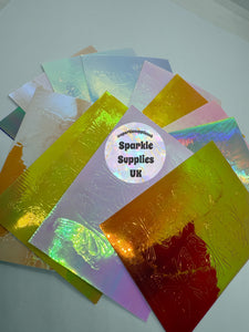 Iridescent Butterfly Stickers Bundle Mix (Pack of 12)