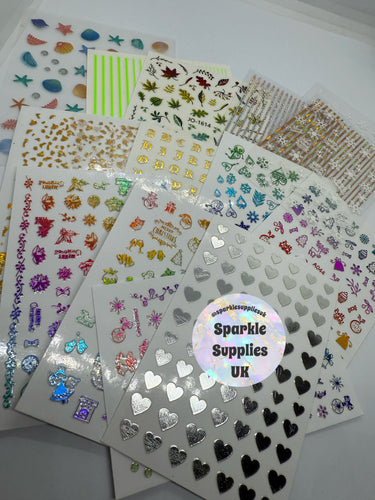 Various Sticker Bundle Mix (Pack of 15)
