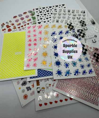 Various Stickers Bundle Mix (Pack of 15)