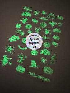 Glow in the Dark Halloween Stickers