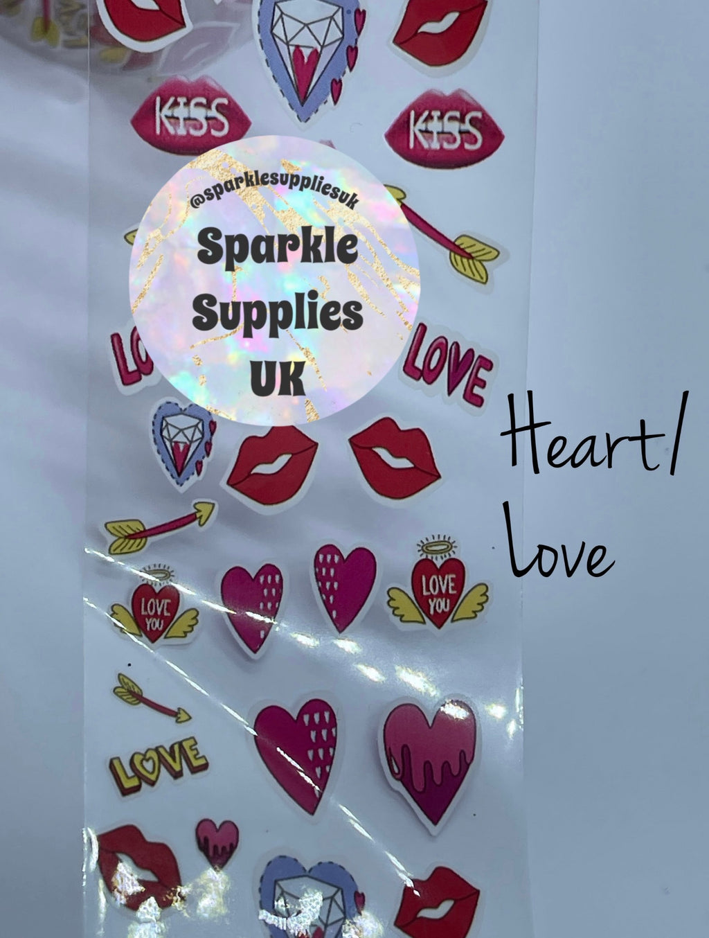 Valentine Heart/Love Transfer Foil