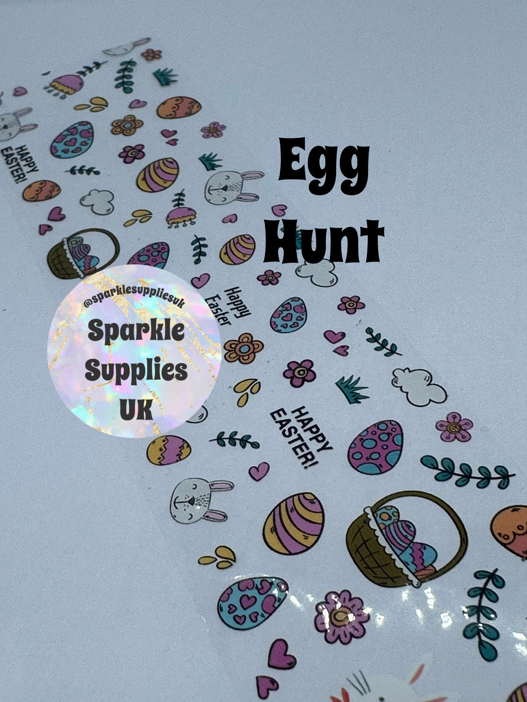 Egg Hunt Transfer Foil