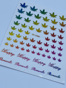 Multi Leaf Stickers