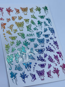 Butterfly & Fairies Stickers (Design A61)