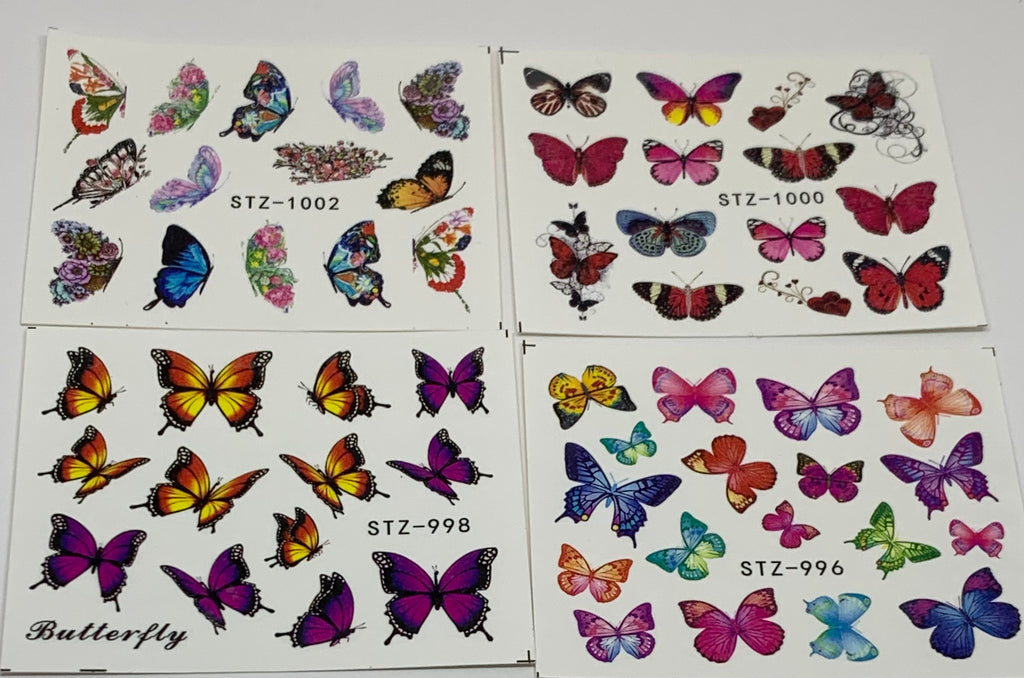 Butterfly Decals (4 Pack)