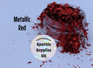 Metallic Red Soft Flakes