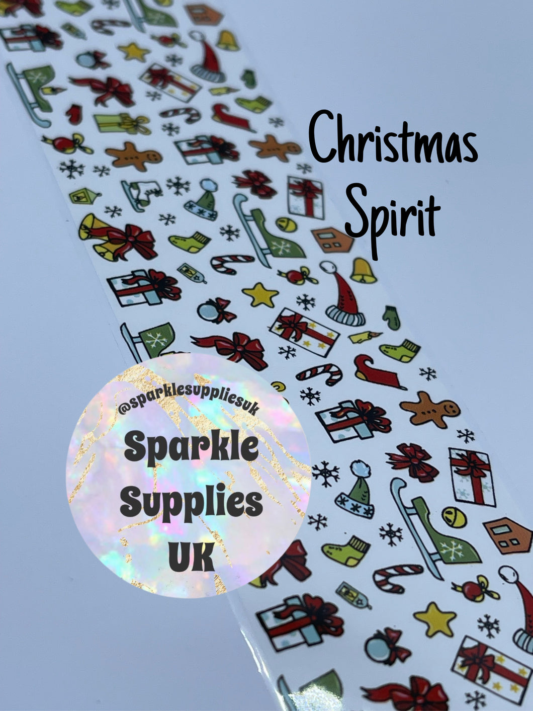 Christmas Spirit Transfer Foil (1 Metre Length)