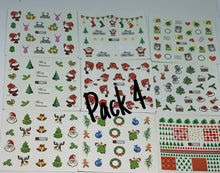 Christmas Stickers/Decals (9 Pack)