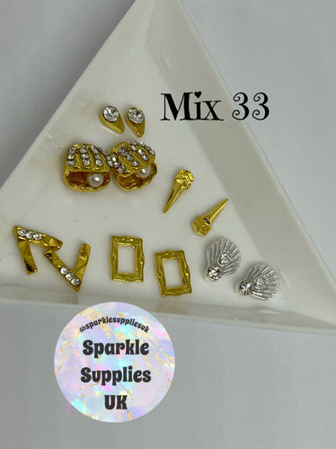 Diamanté Nail Charms (Mix 33)