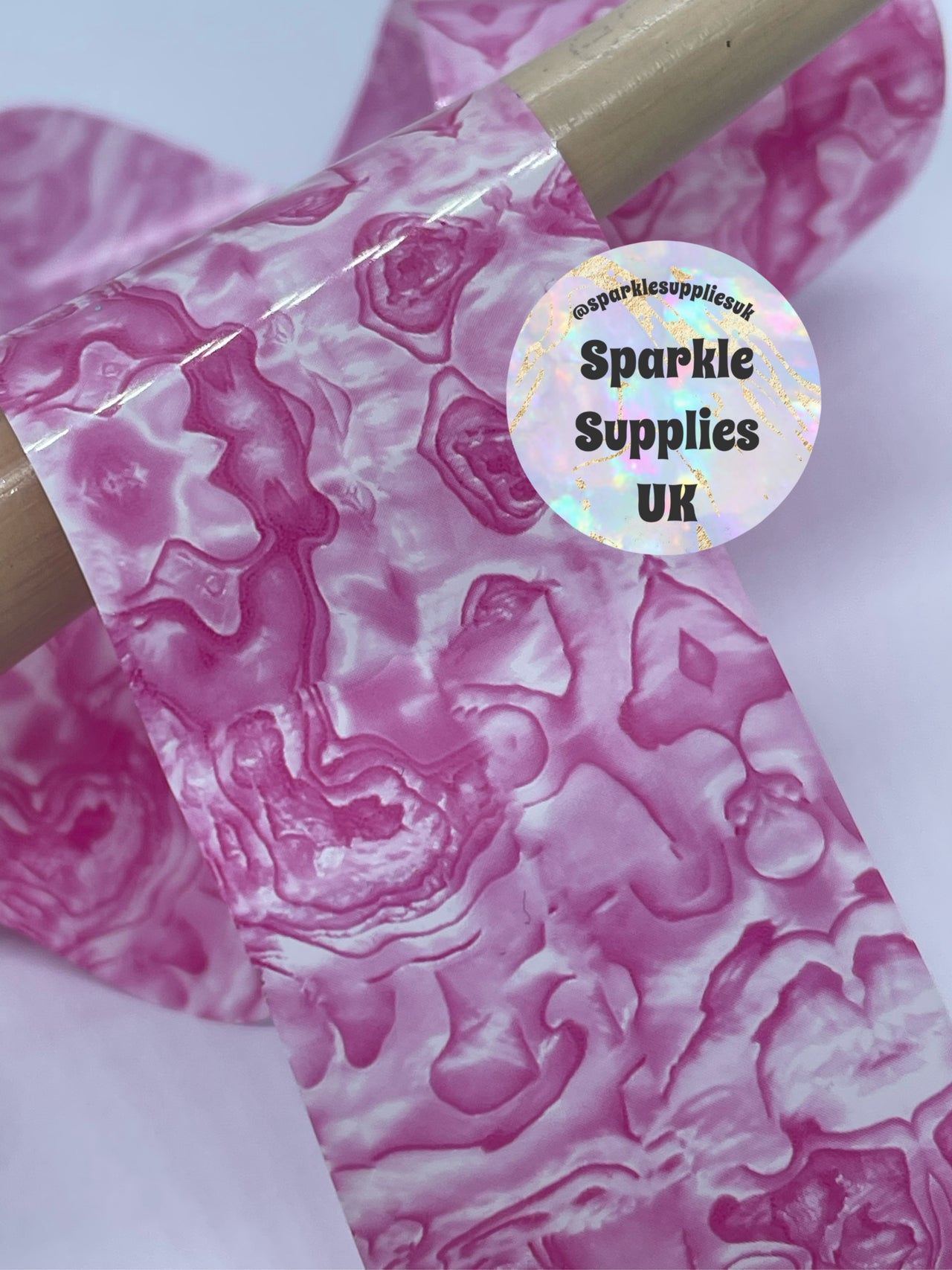 Bubblegum Marble Transfer Foil