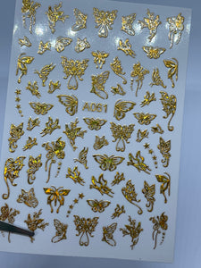 Butterfly & Fairies Stickers (Design A61)