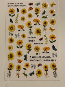 Sunflower Stickers 6