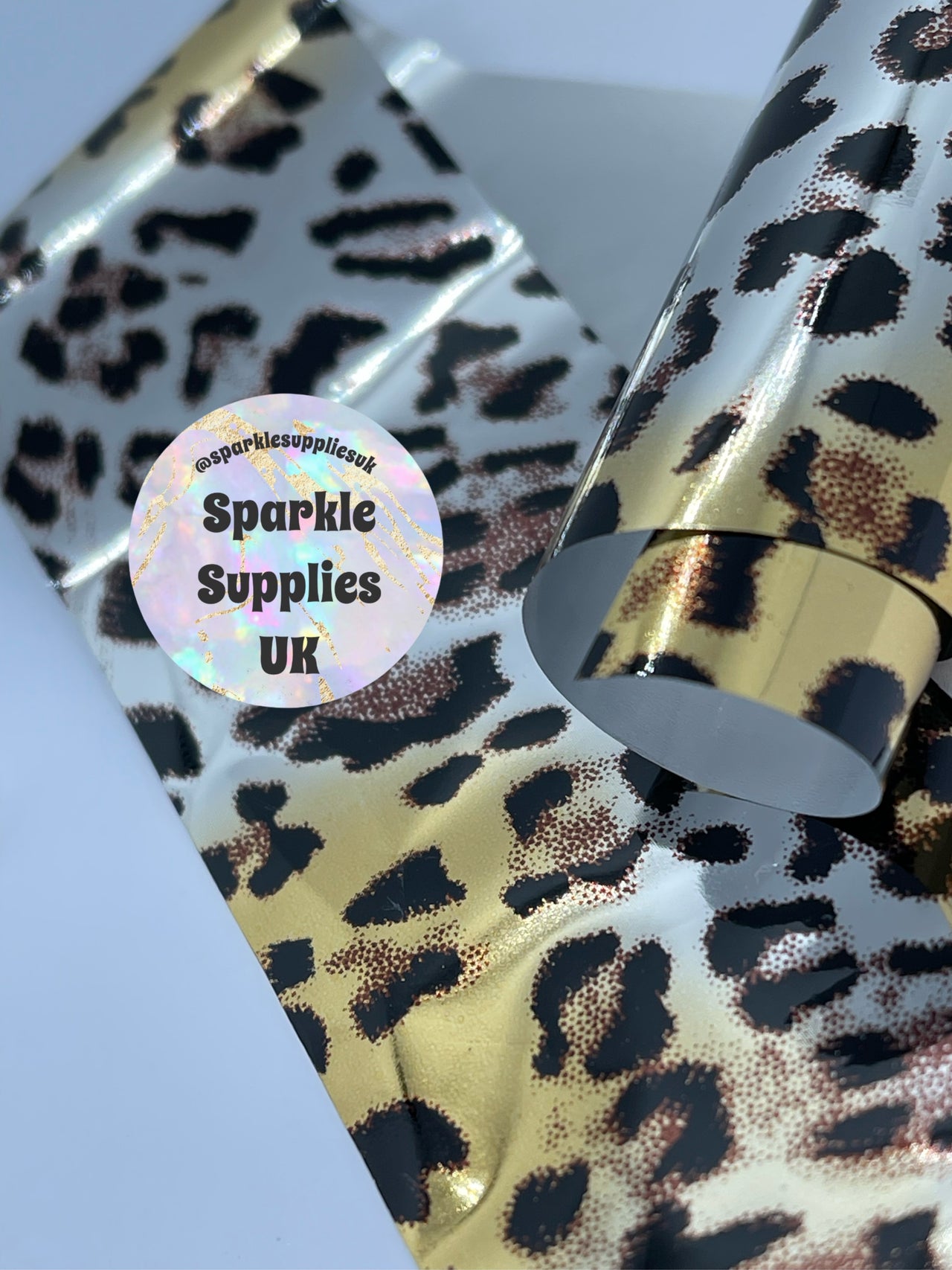 Metallic Leopard Transfer Foil