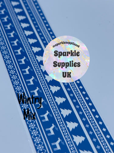 Wintry Mix Transfer Foil (1 Metre Length)