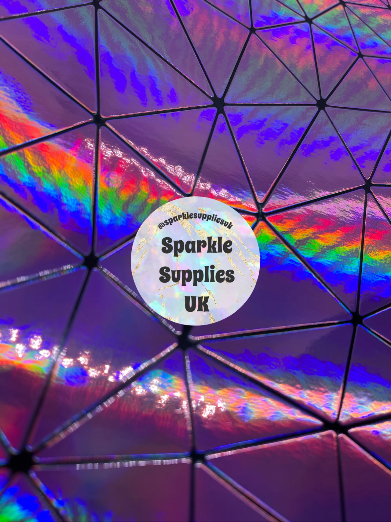 Beautiful Dusky Holographic Display Mat (A4)