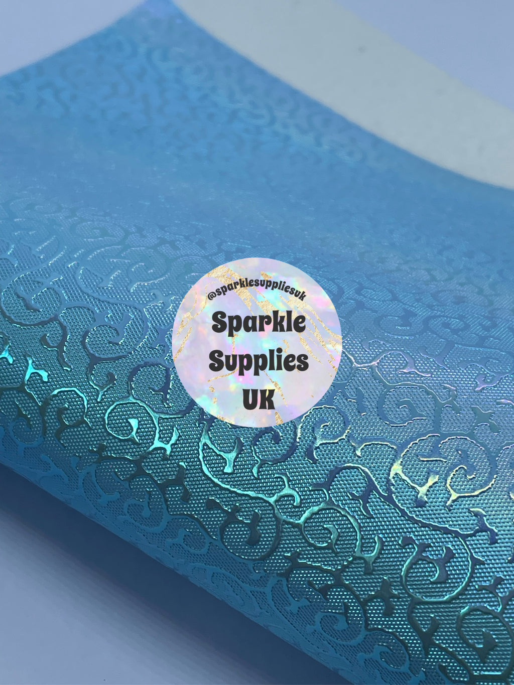 Blue Pearlescent Display Mat