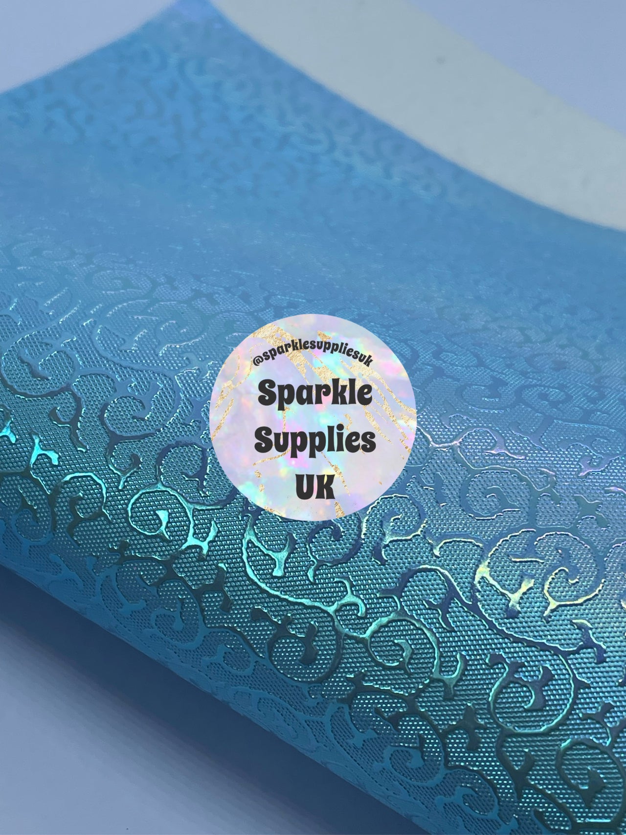 Blue Pearlescent Display Mat