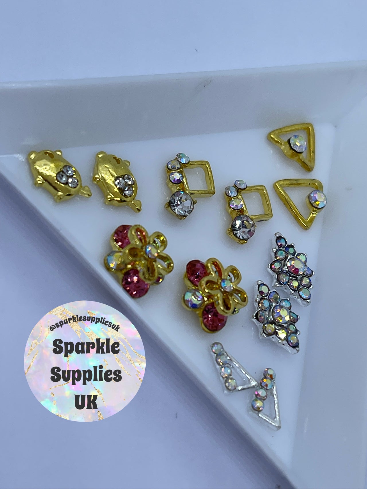 Diamante Nail Charms (Mix 46)