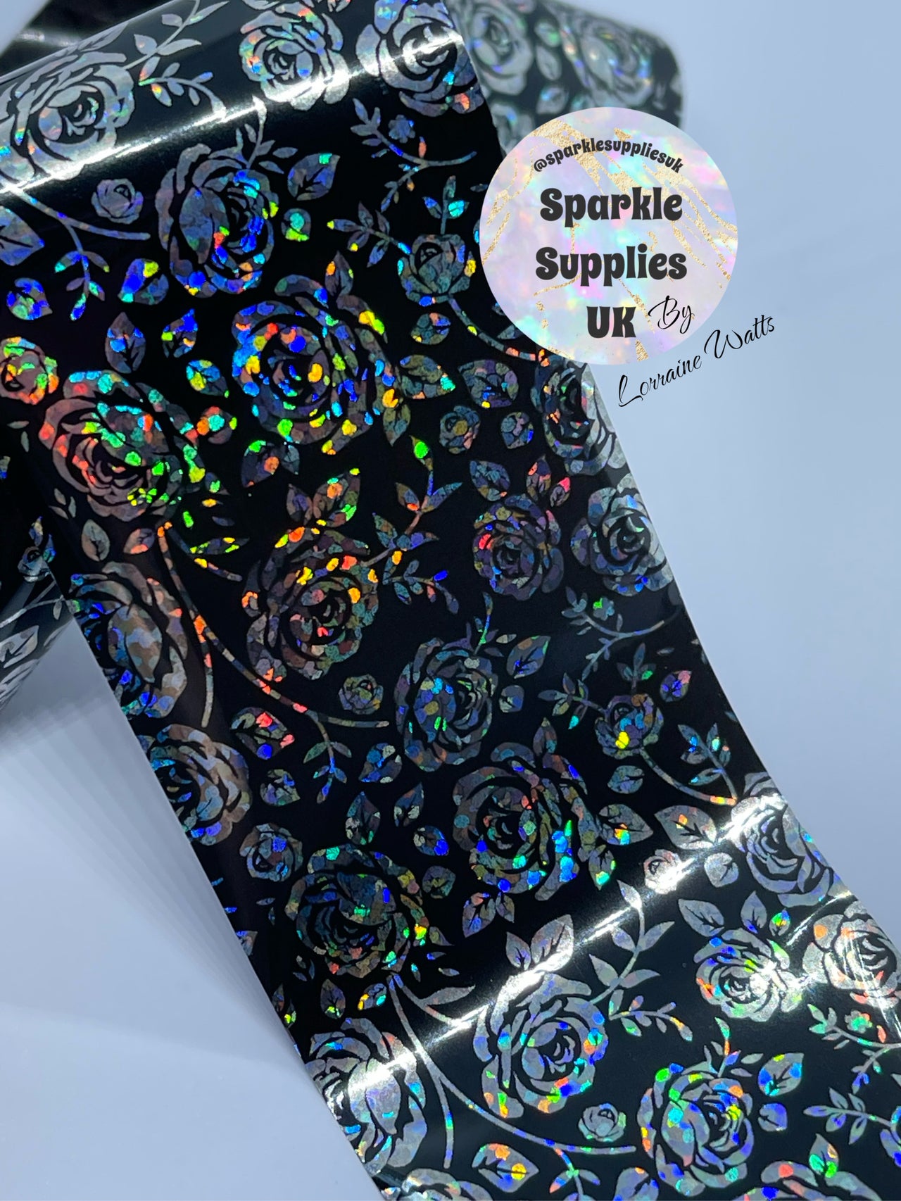 Silver Rose Transfer Foil
