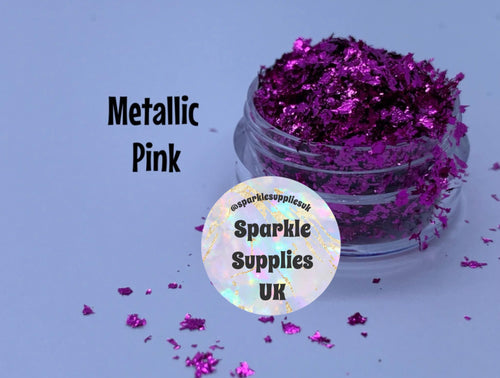 Metallic Pink Flakes