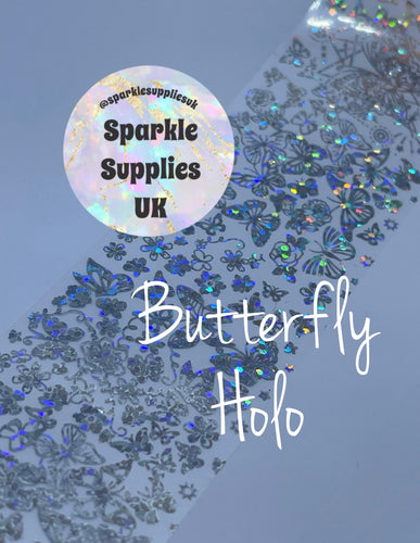 Butterfly Holo Transfer (1 Metre Length)